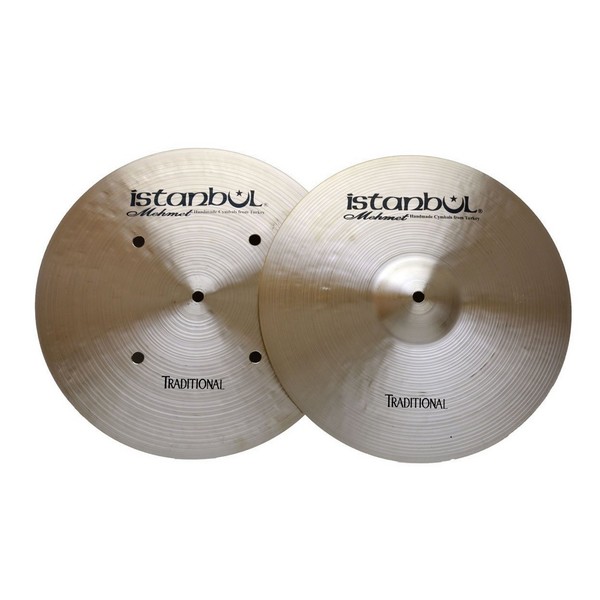 Istanbul Mehmet Traditional 13'' Flat Drilled Hi-Hat Cymbals