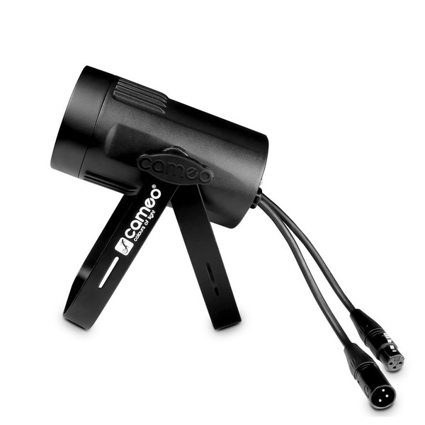 Cameo Q-Spot 15 WW Spotlight, Black, Side