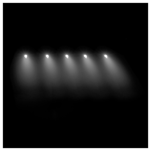 Cameo Q-Spot 15 WW Spotlight, Black, Beams 3