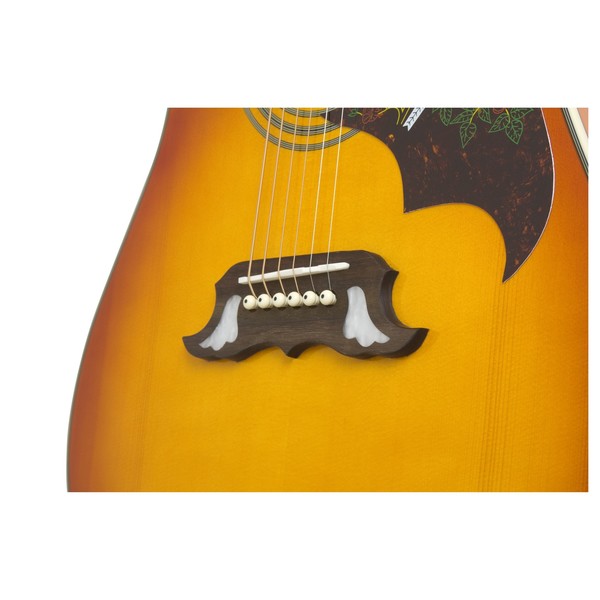 Epiphone Dove Pro Electro Acoustic, Violinburst
