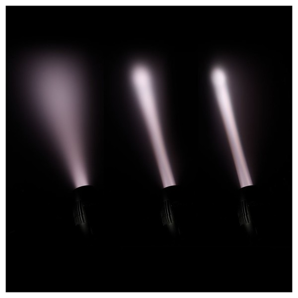Cameo Q-Spot 40 RGBW Spotlight, Black, Beam Angles