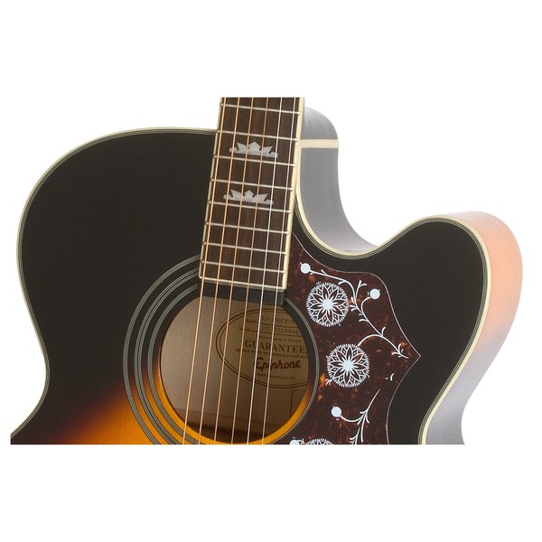 ギター Epiphone J-200EC Studio Vintage Sunburst Epiphone J-200 EC Studio Acoustic-electric Guitar Vintage