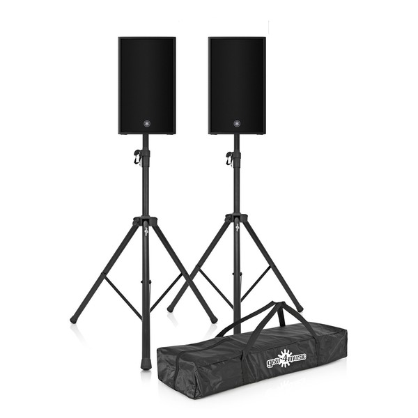 Yamaha DZR10 10'' Active PA Speaker Pair with Stands