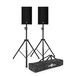Yamaha DZR10 10'' Active PA Speaker Pair with Stands