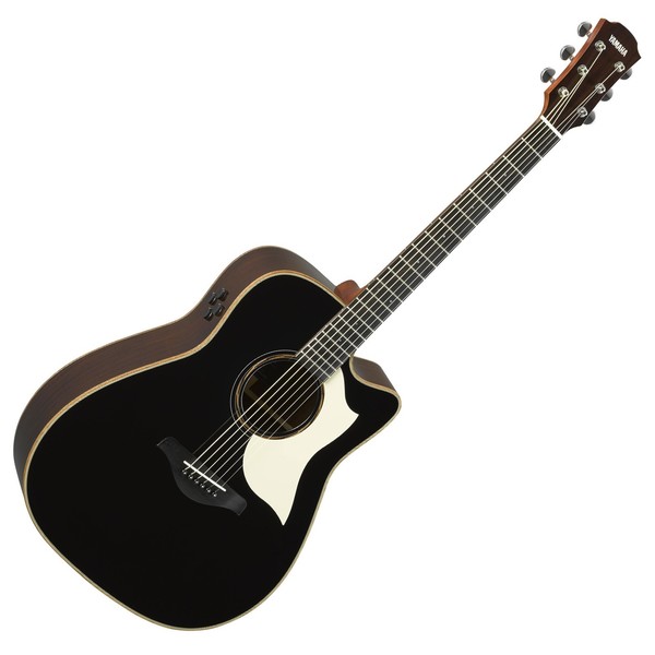 Yamaha A3R Electro Acoustic LTD, Black Front View