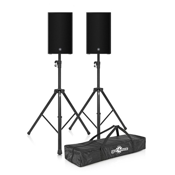 Yamaha DZR10-D 10'' Active PA Speaker Pair with Stands