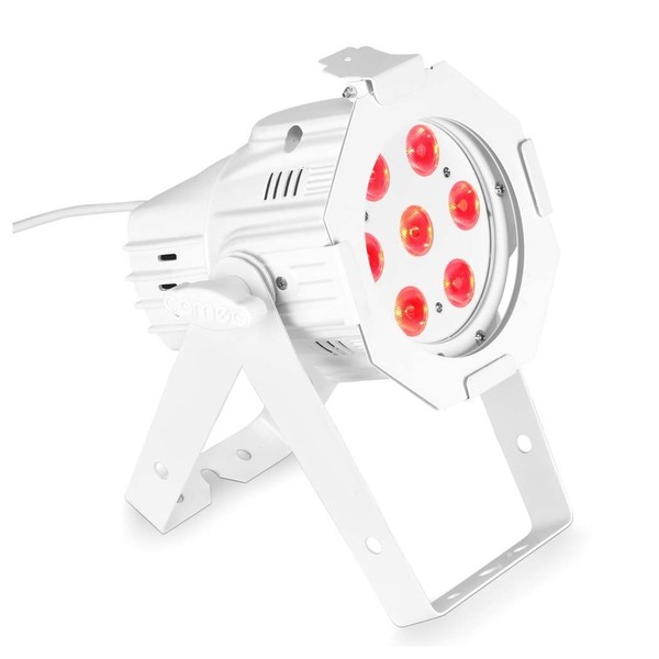 Cameo Studio Mini Par TRI 3W Par Light, White, Front