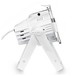 Cameo Studio Mini Par TRI 3W Par Light, White, Side