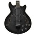 Chowny CHB-1 Semi-Hollow Bass, Black Burst