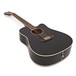 Dreadnought 12 String Acoustic Guitar by Gear4music, Black