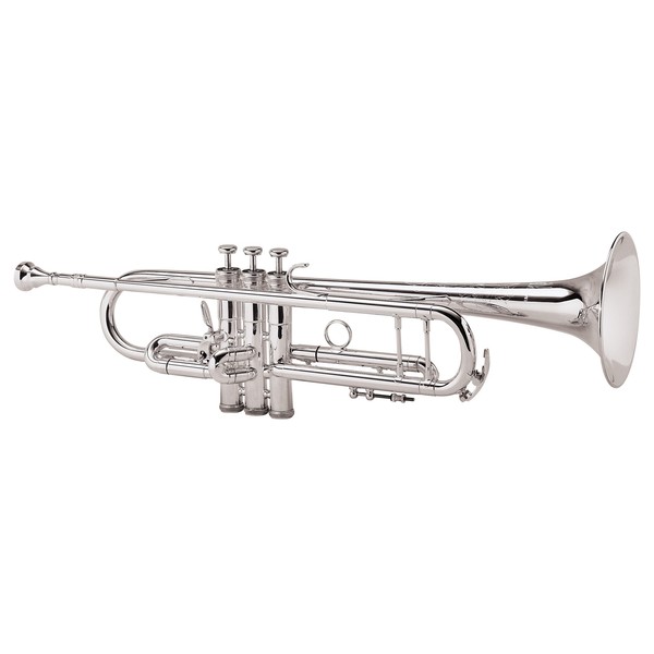 King 2055T Silver Flair Bb Trumpet, Silver Plate