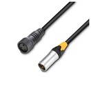 Cameo AD In IP65 To 3 Pin DMX Adapter, 1m