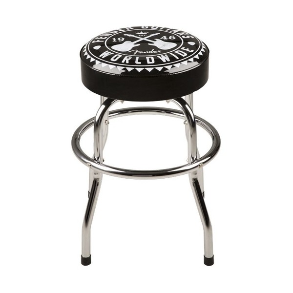 Fender Worldwide Barstool Black, 24 Inch