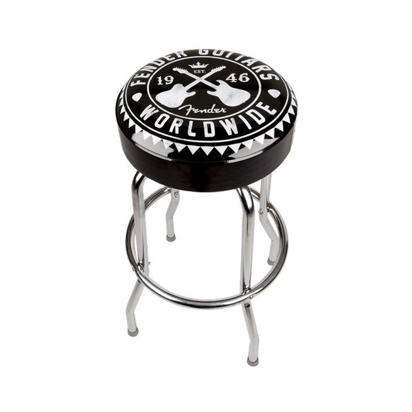 Fender Worldwide Barstool Black, 30 Inch