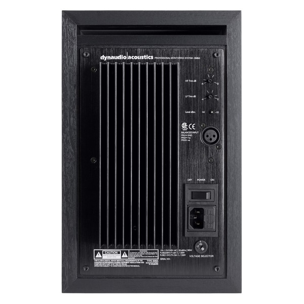 Dynaudio BM6A Studio Monitor, Single - Rear
