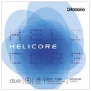 D'Addario Helicore Cello A String, 1/8 Size, Medium
