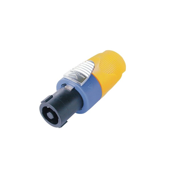Neutrik NL4FX4 4-Pole Female SpeakON Cable Connector, Yellow 1