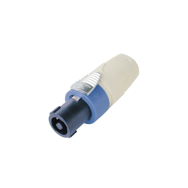 Neutrik NL4FX-9 4-Pole Female SpeakON Cable Connector, White 1