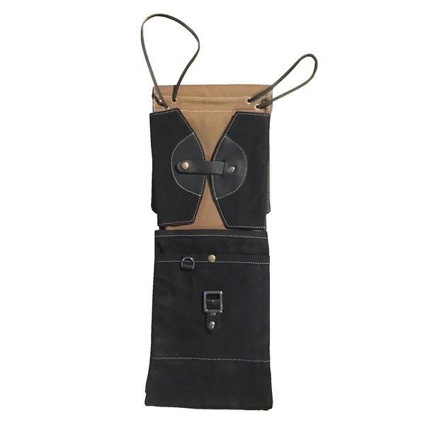 Tackle Instrument Supply Co. Waxed Canvas Compact Stick Bag, Black