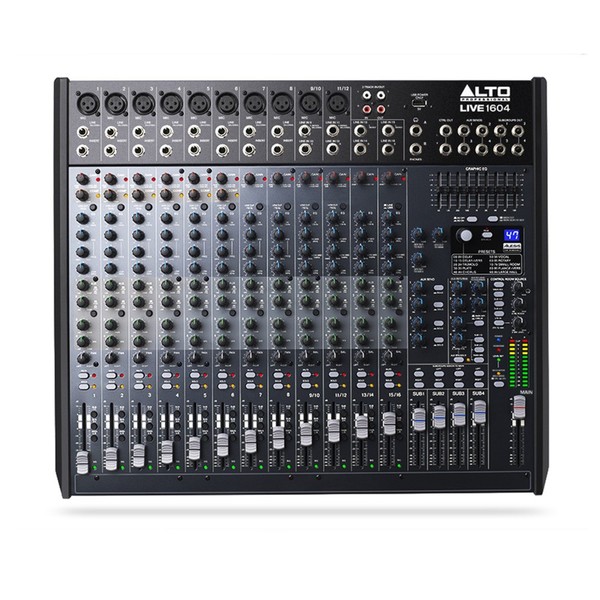 Alto TS315 Live PA Mixer Bundle - Front