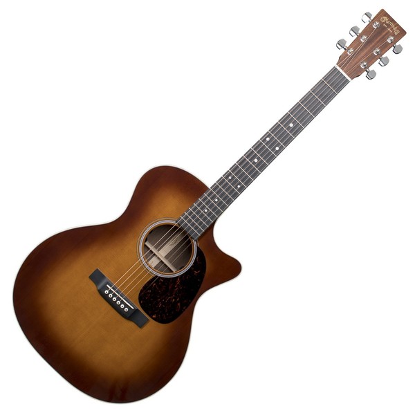 Martin GPCE Black Walnut, Ambertone Front View