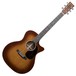 Martin GPCE Black Walnut, Ambertone Front View