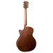 Martin GPCE Black Walnut, Ambertone Back View