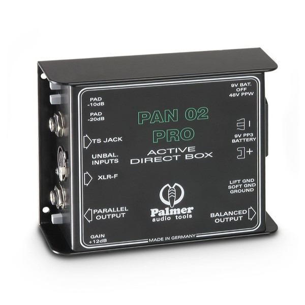 Palmer Pan 02 Pro Active DI Box, Front