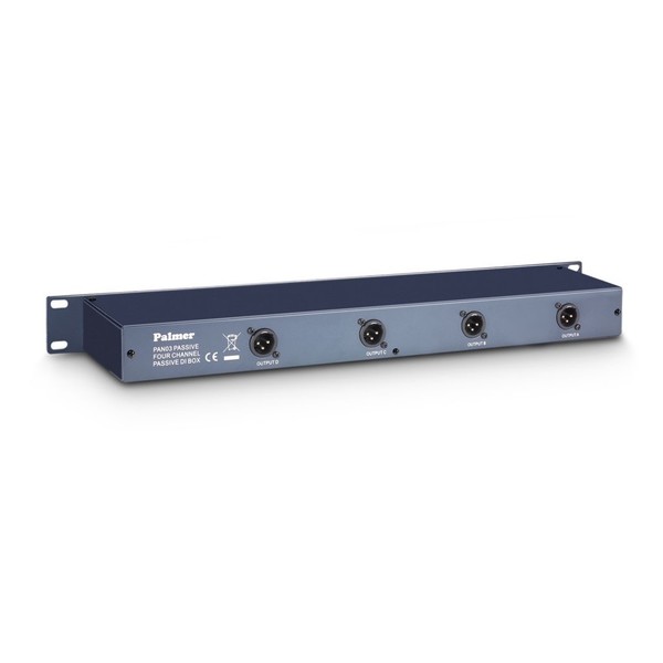 Palmer Pan 03 4 Channel Passive DI Box, back