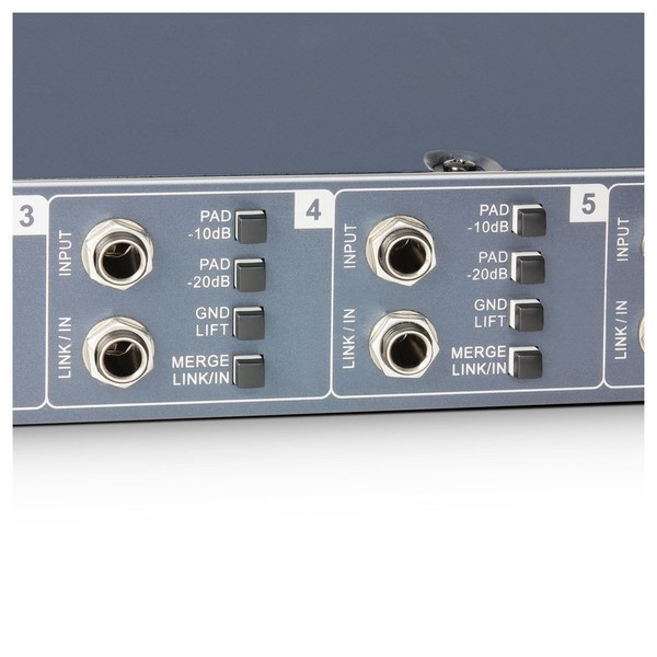 Palmer Pan 16 8 Channel Passive DI Box, Connectors 1