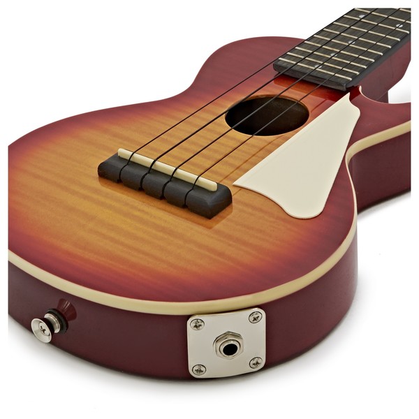 Epiphone Les Paul Electro Acoustic Ukulele, Heritage Cherry Sunburst