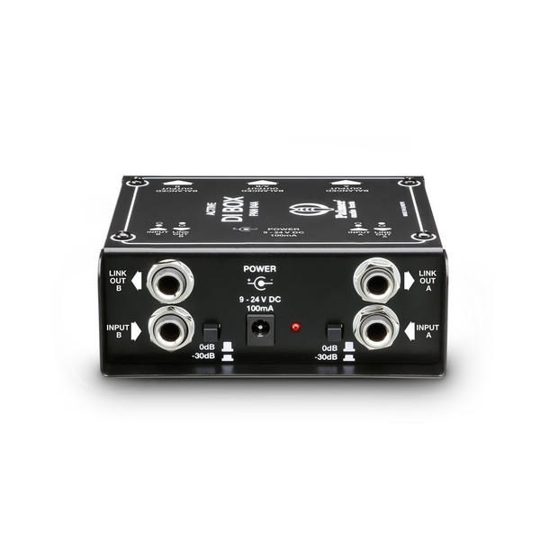 Palmer Pan 04 2 Channel Active DI Box, Inputs