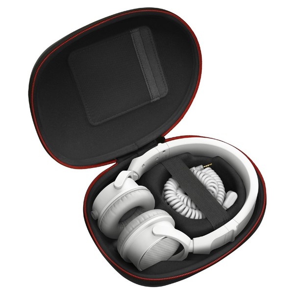 Pioneer DJ HDJ-S7 Professional DJ Headphones, White - Case Open