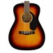 Fender CC-60S Concert Acoustic Guitar, 3 Color Sunburst Body