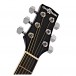Single Cutaway Electro Acoustic Guitar by Gear4music, Black