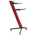 STAY Keyboard Stand TOWER, 2-Tiers, 4 Arms, Red - Angled