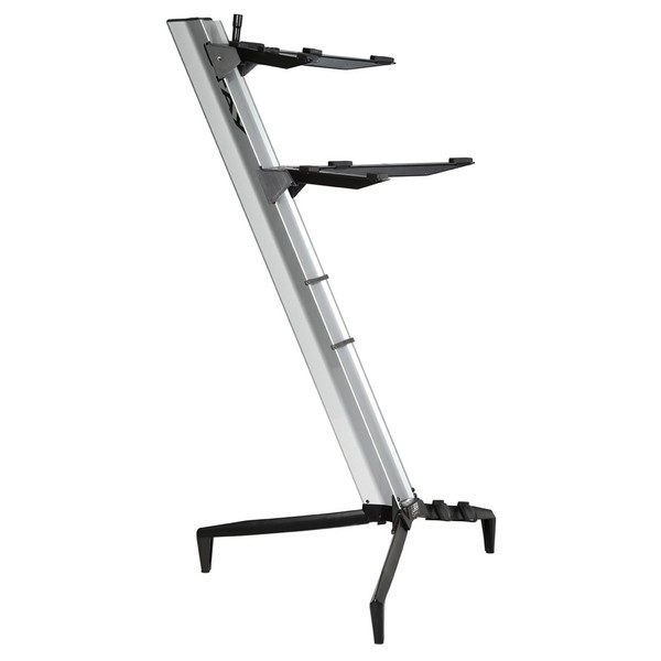 STAY Keyboard Stand TOWER, 2-Tiers, 4 Arms, Silver - Main