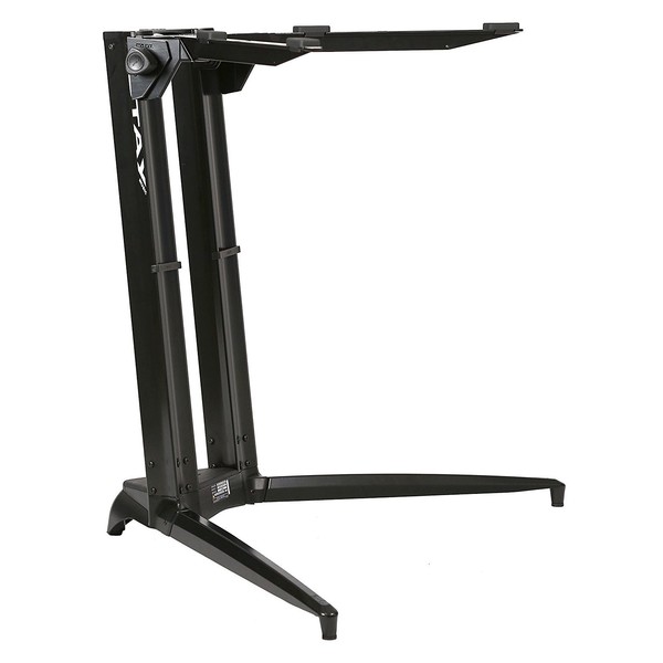 STAY Keyboard Stand PIANO, 1-Tier, 2 Arms, Black - Main