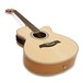 Single Cutaway Electro Acoustic Guitar, by Gear4music