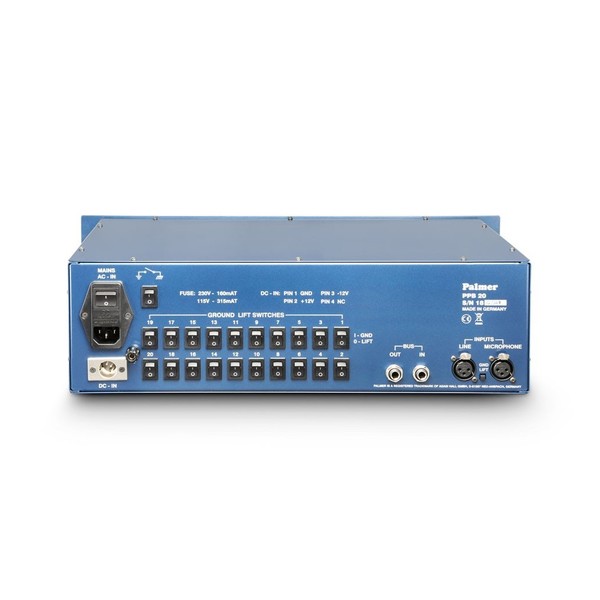 Palmer 20 Channel Press Patch Box Outputs