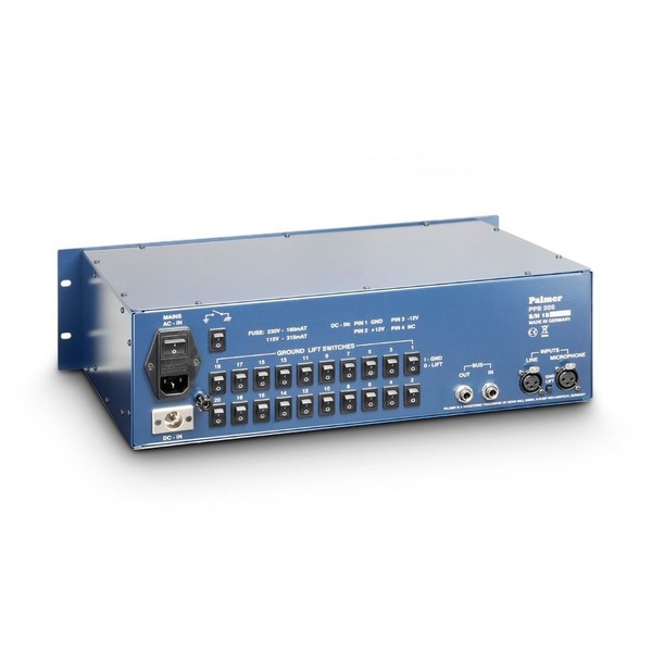 Palmer 20 Channel Stereo Press Patch Box Back