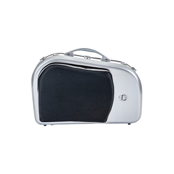 BAM La Defense Adjustable French Horn Case, Brushed Aluminium