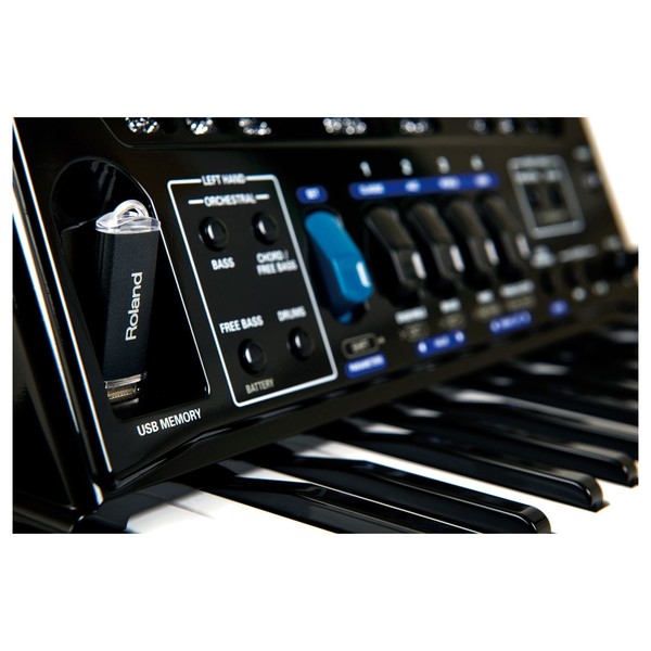 Roland FR-1X Piano-Type V-Accordion, Black at Gear4music