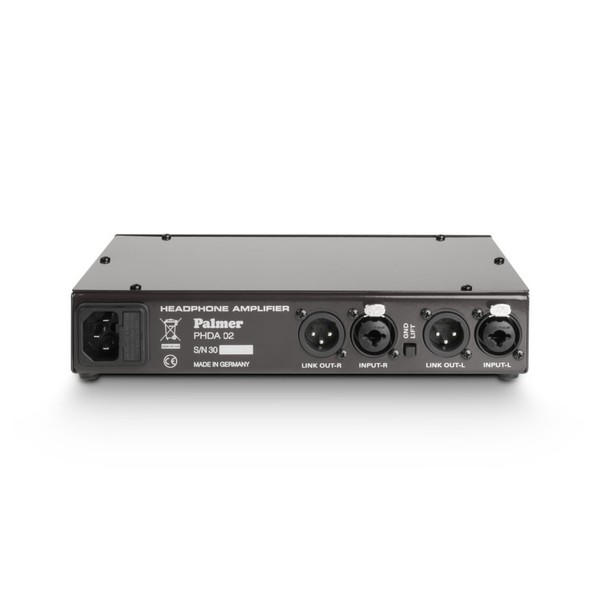 Palmer PHDA 02 Reference Class Headphone Amplifier Inputs