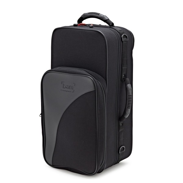 BAM Trekking Double Trumpet Case, Black