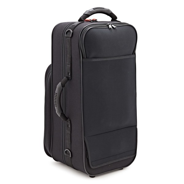 BAM Trekking Double Trumpet Case, Black