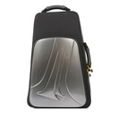 BAM TREK3024S New Trekking Double Trumpet Case, Silver Carbon