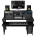 Zomo Studio Stand Milano, Black - Front (equipment not included)