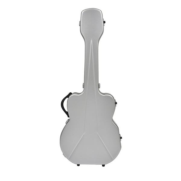 BAM Stage Hollow Body Guitar Case With Back Cushion, Grey Thunder