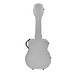 BAM Stage Hollow Body Guitar Case With Back Cushion, Grey Thunder